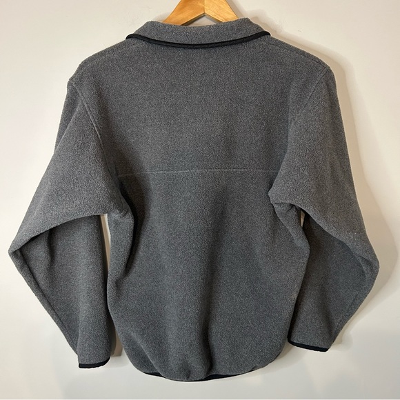 Patagonia Men’s Black & Grey Fleece Synchilla Pullover Jacket - Picture 3 of 5